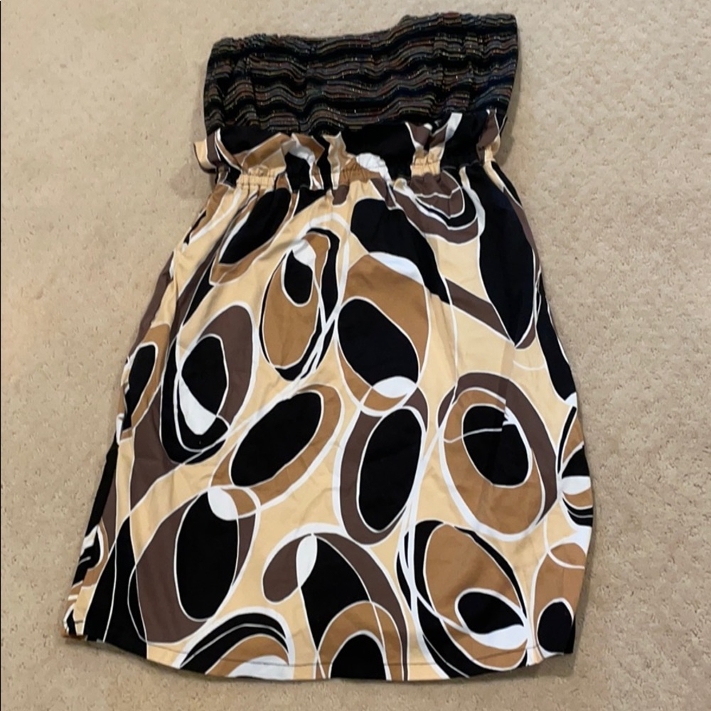 Boutique Funky 90s Bandeau Cocktail Dress